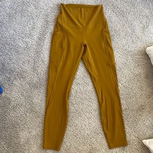 Lululemon mustard leggings
